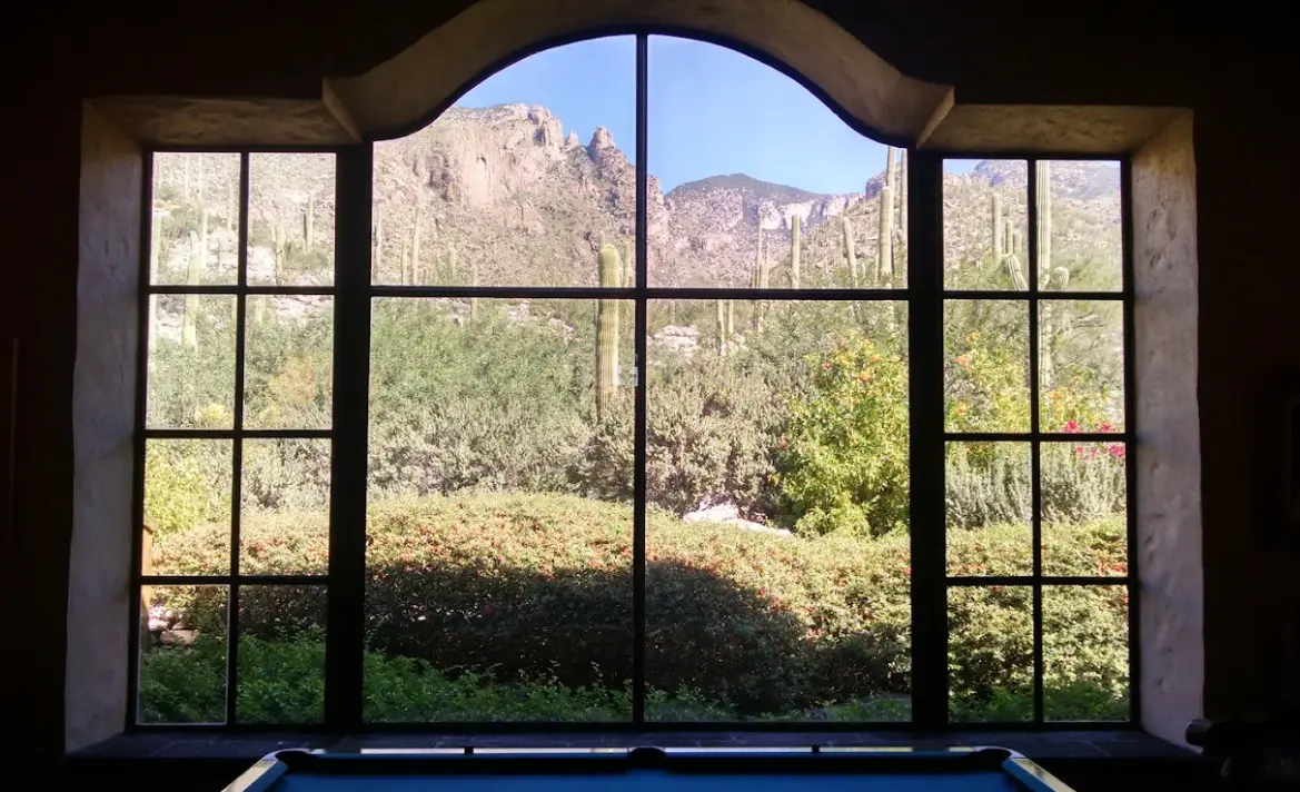 Commercial window film installed on business windows